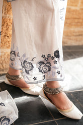 Cross Stitch - WHITE SMOKE - Lawn - 3 Piece - Unstitch